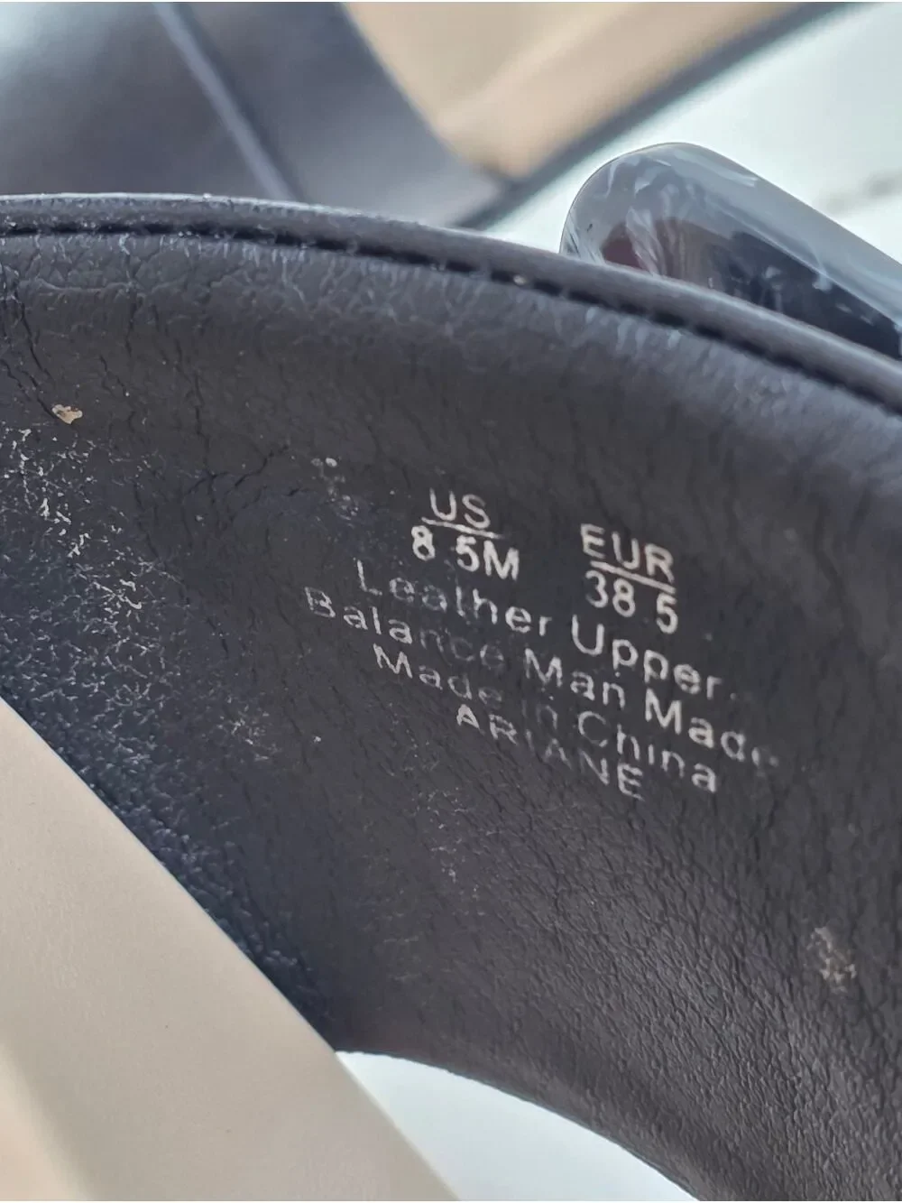 Sam Edelman Ariane Black Leather Buckle Slide Sandals - Picture 13 of 13